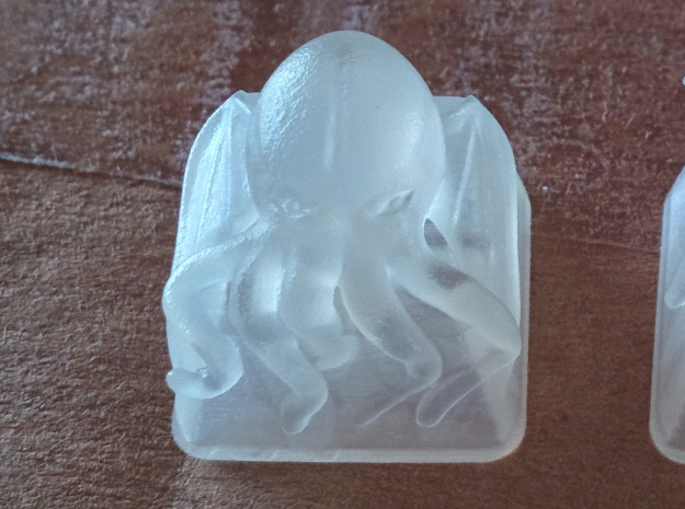 Topre Cthulhu Keycap in Smooth Fine Detail Plastic