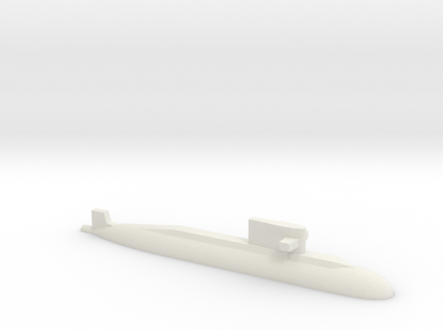 PLA[N] 039A Submarine, 1/2400 in White Natural Versatile Plastic