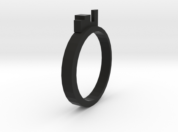 Ring for Kings (19 mm inside diameter) in Black Natural Versatile Plastic