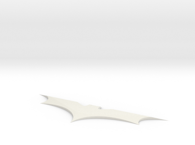Batman Batarang in White Natural Versatile Plastic