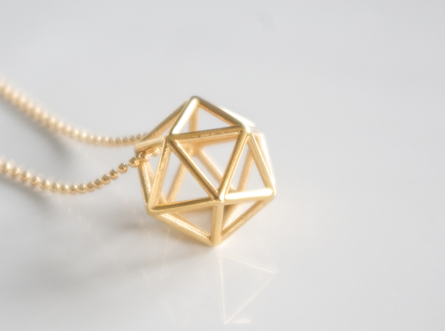 Icosahedron pendant