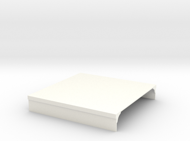 Platform section (100mm wide) in White Processed Versatile Plastic