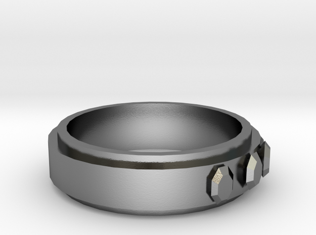 Ring (19 mm diameter)  in Polished Silver