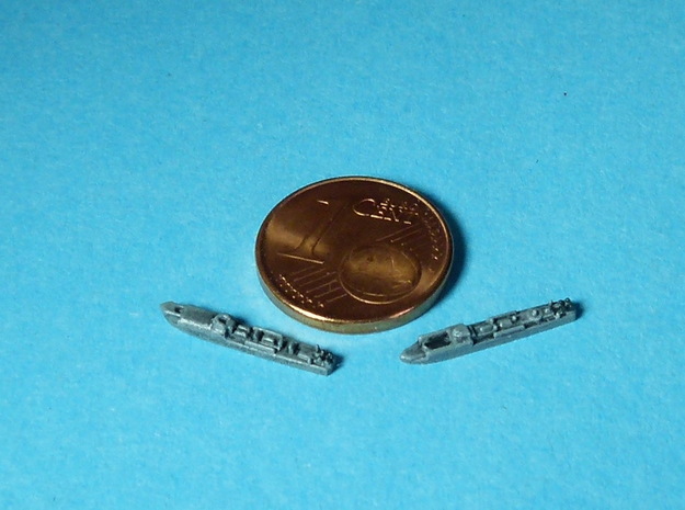 Schnellboote, German E-Boats 1/2400 in Smooth Fine Detail Plastic