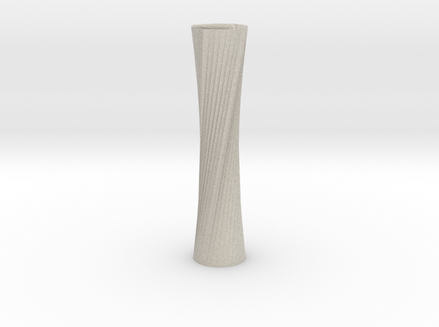 Twisted Candle Stick in Natural Sandstone