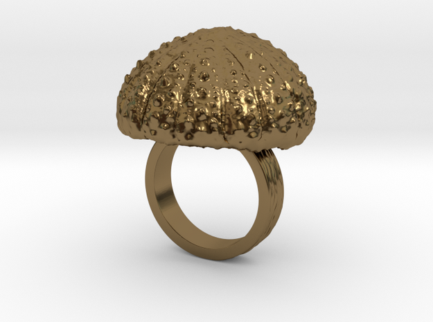 Urchin Statement Ring - US-Size 4 1/2 (15.27 mm) in Polished Bronze
