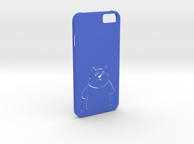 iPhone6 Cat Case in Blue Processed Versatile Plastic