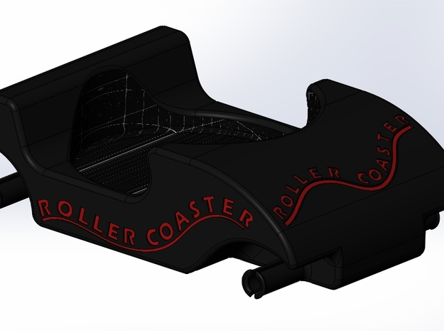 Roller Coaster Body Opt 2 in White Natural Versatile Plastic