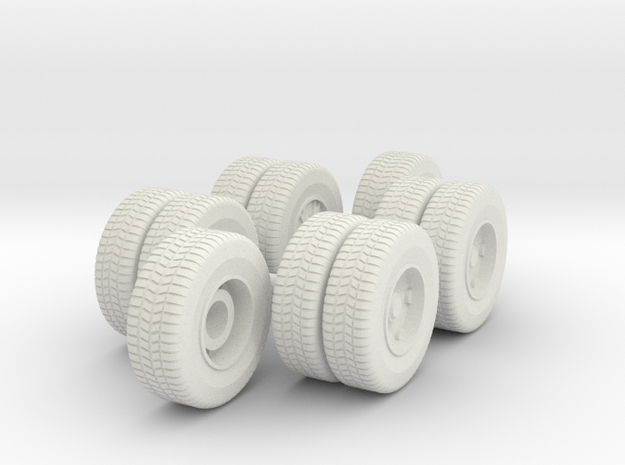 Mack CF wheels in White Natural Versatile Plastic