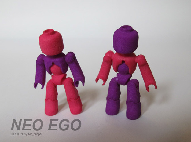 NEO EGO in White Natural Versatile Plastic