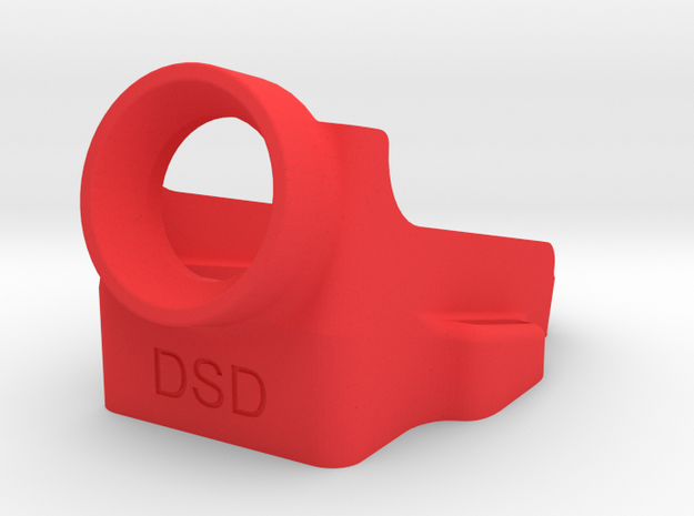 RuncamHD holder for Vortex - 15 degree in Red Processed Versatile Plastic
