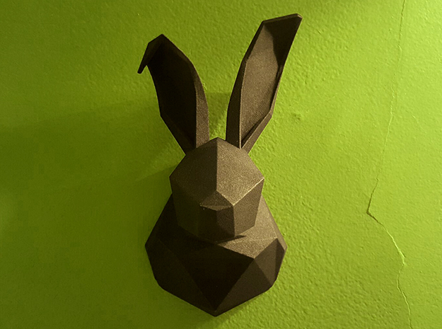 Rabbit in Black Natural Versatile Plastic
