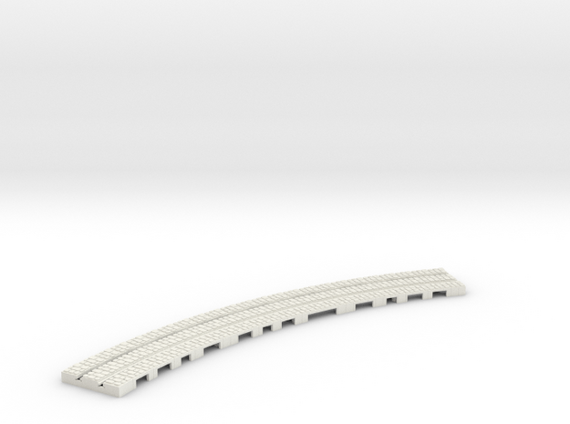 P-9stw-long-9in-curve-1a in White Natural Versatile Plastic