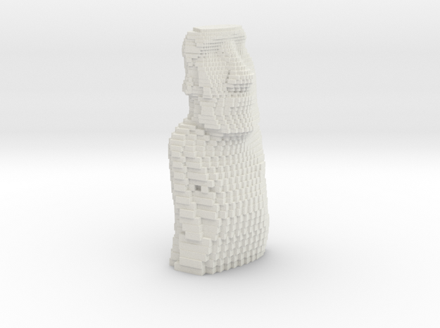 Easter Island gradient in White Natural Versatile Plastic