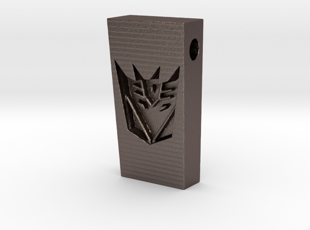 Decepticons Pendant in Polished Bronzed Silver Steel