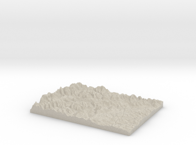 Model of Tushie Law in Natural Sandstone
