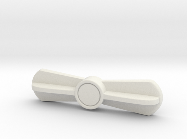 Topbar / Wingnut for Immortan Joe "Scroll" Badge in White Natural Versatile Plastic