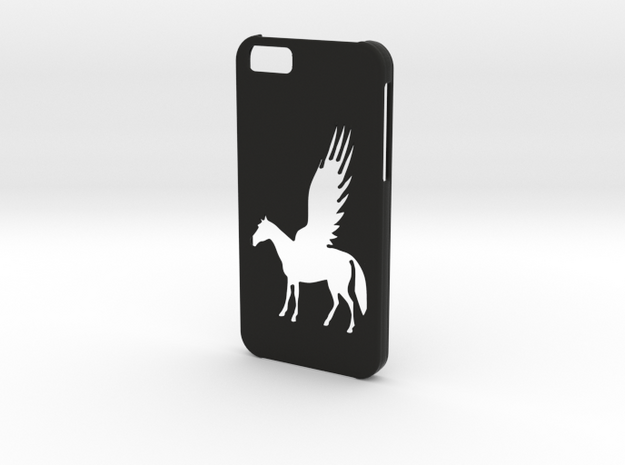 Iphone 6 Pegasus case in Black Natural Versatile Plastic