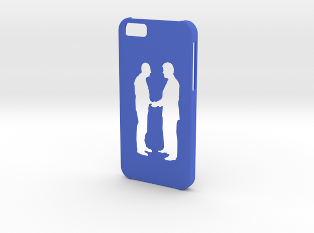 Iphone 6 Giving hands case in Blue Processed Versatile Plastic