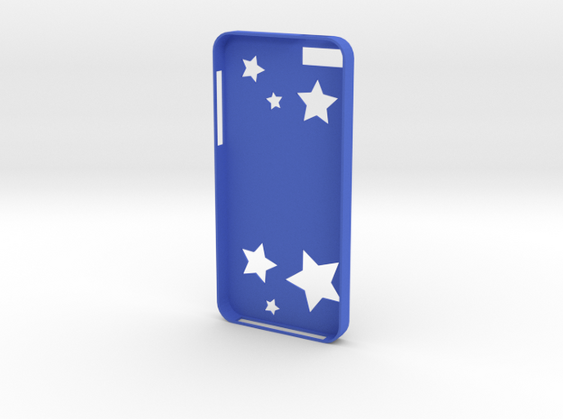 Stars iPhone Case in Blue Processed Versatile Plastic