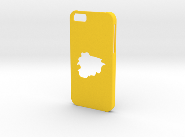 Iphone 6 Case Andorra in Yellow Processed Versatile Plastic