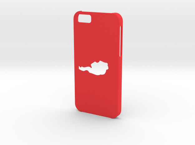 Iphone 6 Austria case in Red Processed Versatile Plastic