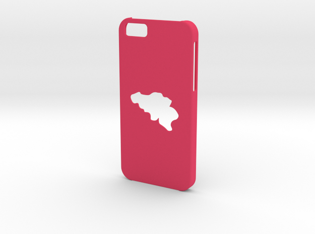Iphone 6 Belgium Case in Pink Processed Versatile Plastic