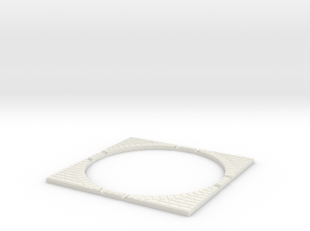 T-32-wagon-turntable-168d-200-corners-giant-1a in White Natural Versatile Plastic