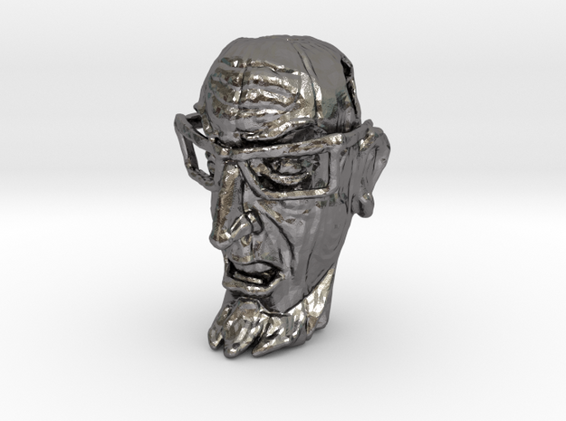 Dr Venture Pendent-Tiki style in Polished Nickel Steel