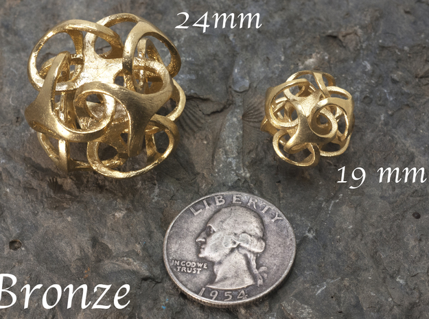 Metatron 19mm in Polished Brass