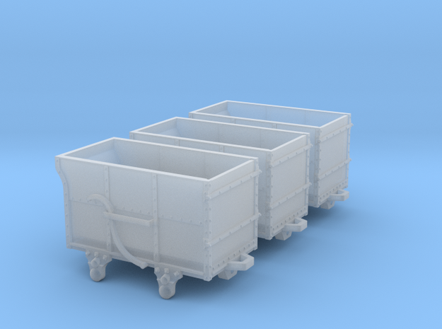 3x FR Dandy wagons in Tan Fine Detail Plastic