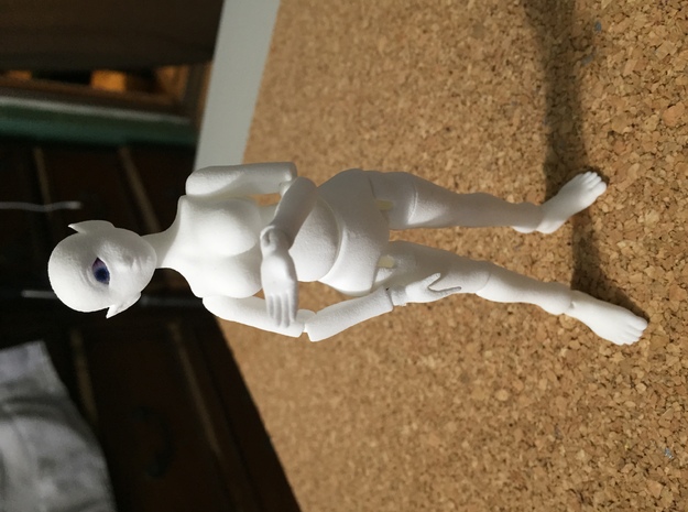 Cyclops Bjd Tiny Doll Parts in White Natural Versatile Plastic