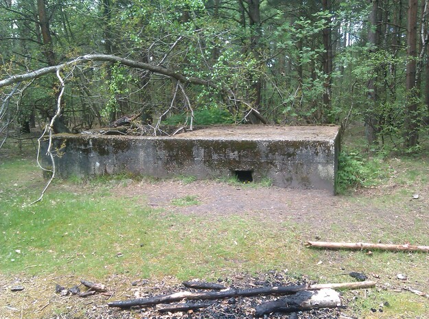 Tomlinscote Woods Type 23 Bunker in White Natural Versatile Plastic: 1:152