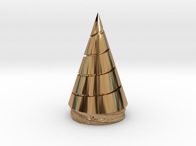 Gurren Lagann - Core Drill - Replaceable Drill Tip in Polished Brass