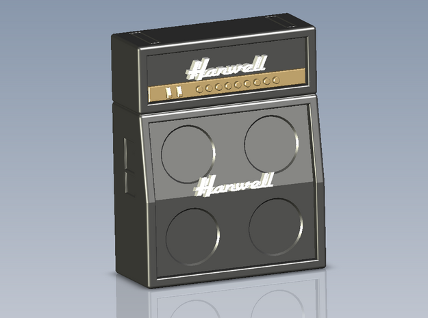 Hanwell (Marshall) Quad Speaker - Amp Knob Set in Polished Gold Steel