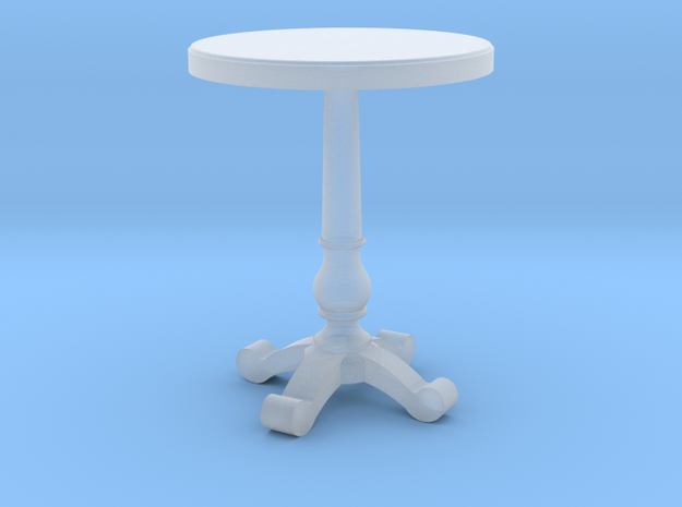Miniature 1:48 Cafe Table in Smoothest Fine Detail Plastic