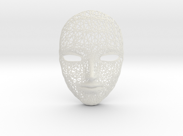 Wiremask in White Natural Versatile Plastic