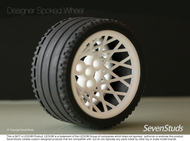 Designer Spoked Wheel 56mm
