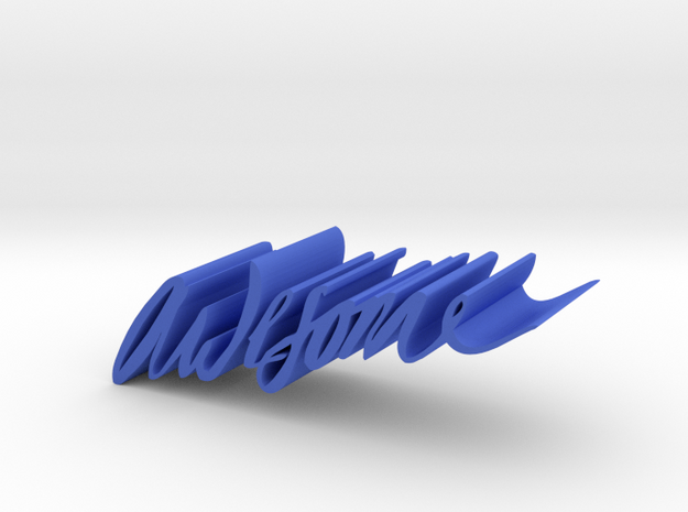 Awesome in Blue Processed Versatile Plastic