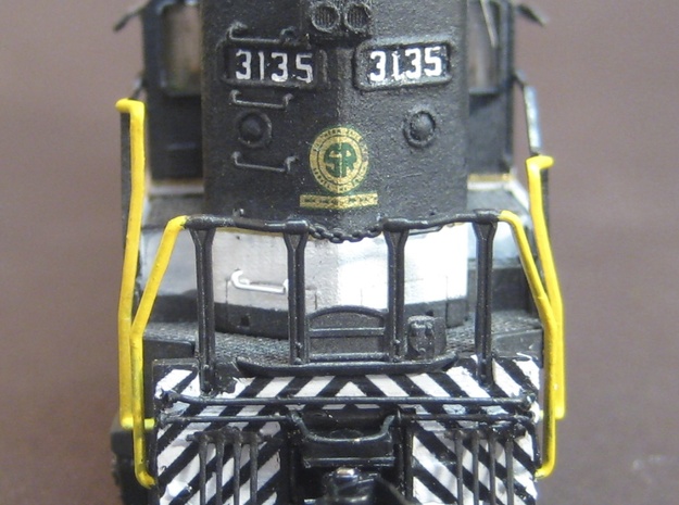 N Scale SD45 High Hood for SOU units in Tan Fine Detail Plastic