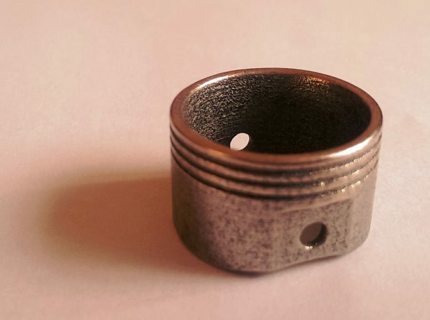 Piston Ring in Polished Nickel Steel