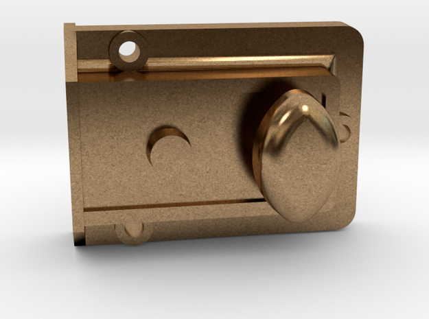 1/6 Scale TARDIS Night Latch Part 1 in Natural Brass