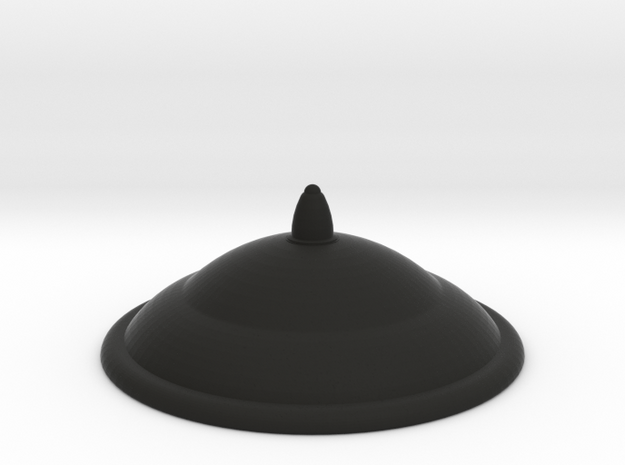 1/6 Scale Smith/Capaldi TARDIS Lamp Top Cap in Black Natural Versatile Plastic