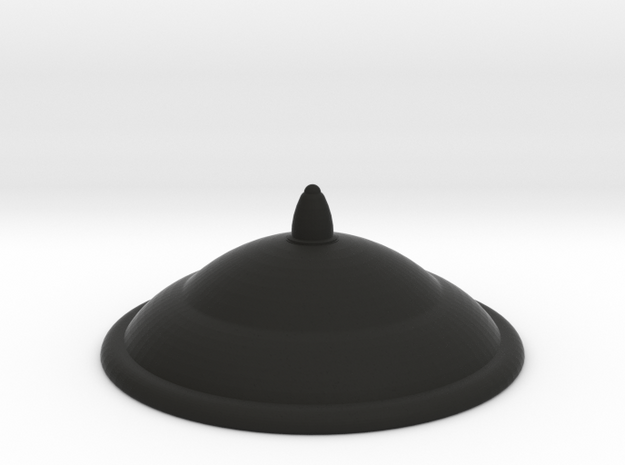 1/10 Scale Smith/Capaldi TARDIS Lamp Top Cap in Black Natural Versatile Plastic