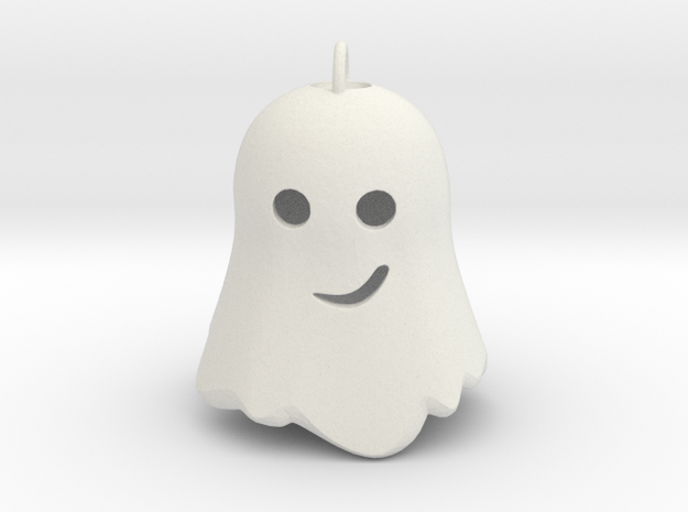 Little Ghostie pendant 2 in White Natural Versatile Plastic