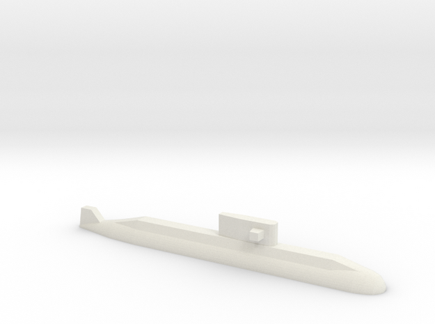 Lada-Class Submarine, 1/2400 in White Natural Versatile Plastic