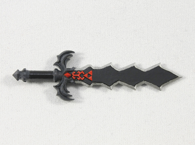 Demon King Sword in Smoothest Fine Detail Plastic