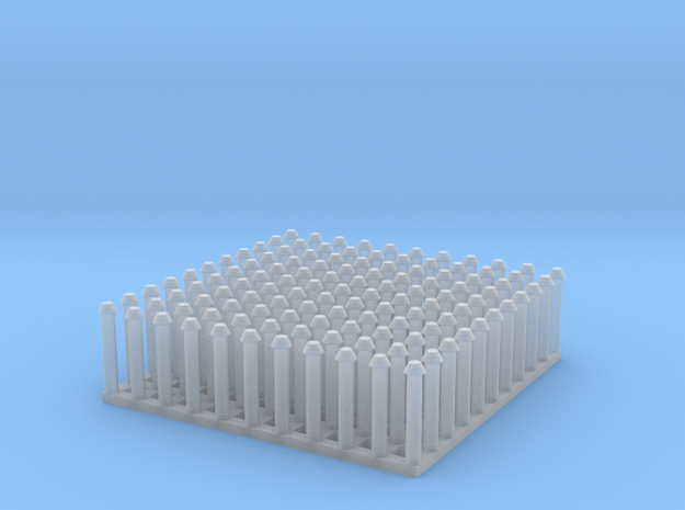 1:24 Conical Rivet Set (Size: 0.75") in Smooth Fine Detail Plastic