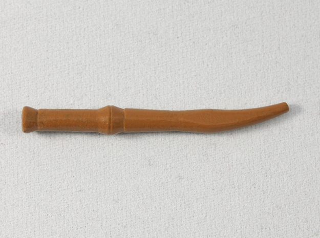 Wooden Sword in Tan Fine Detail Plastic