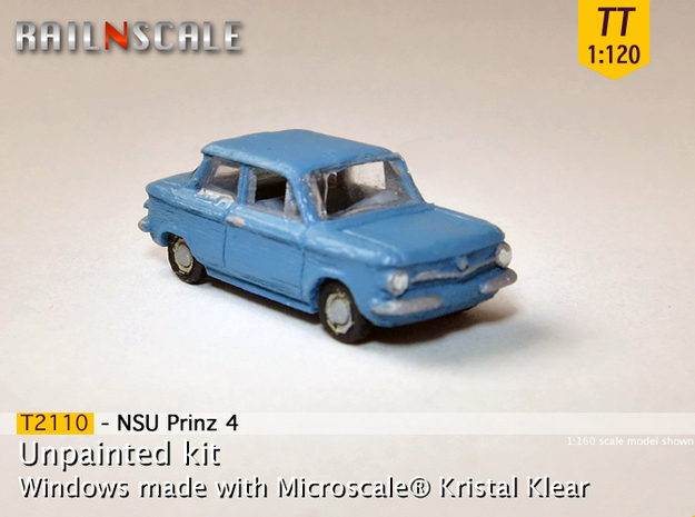 NSU Prinz 4 (TT 1:120) in Tan Fine Detail Plastic